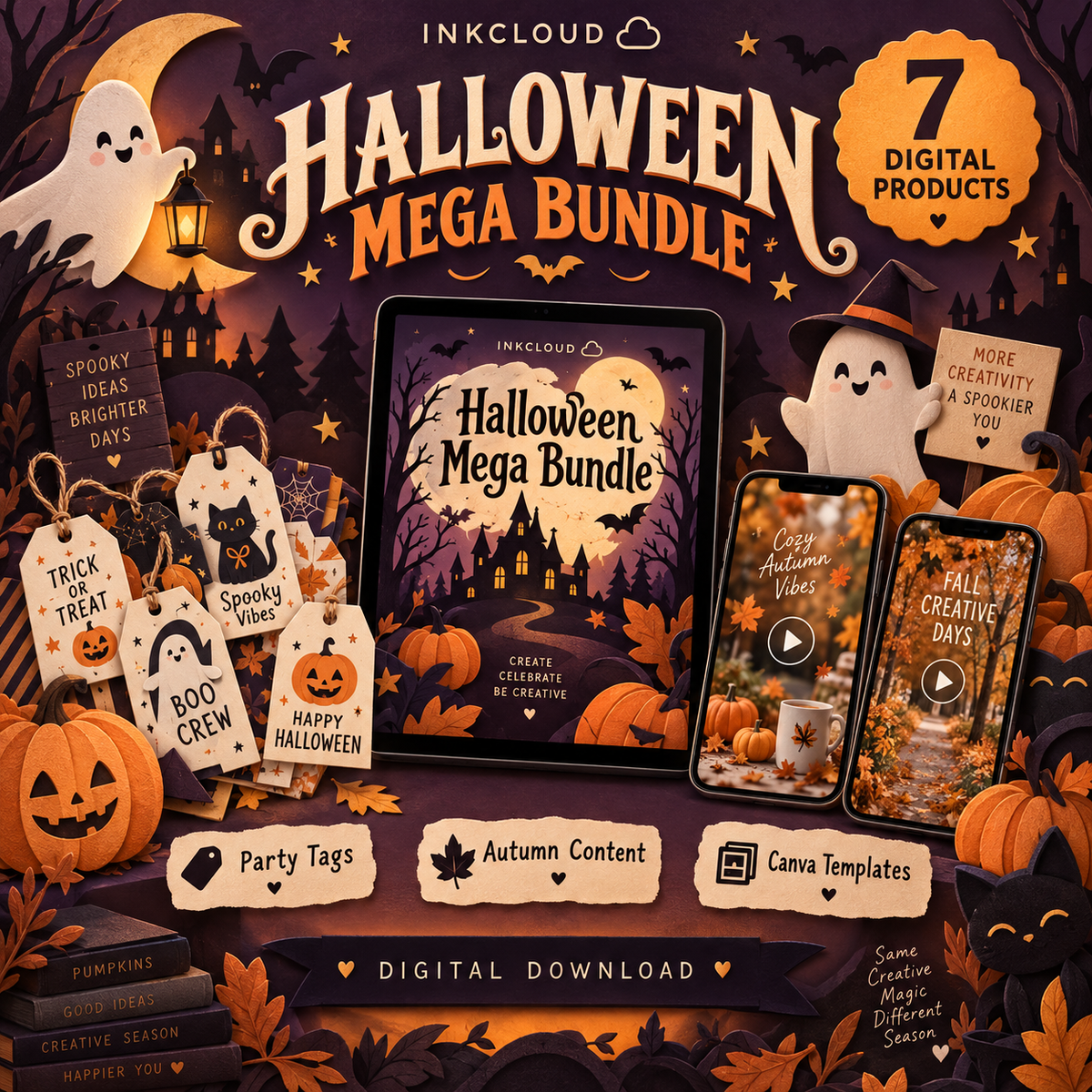 Halloween Digital Activity & Planning Bundle