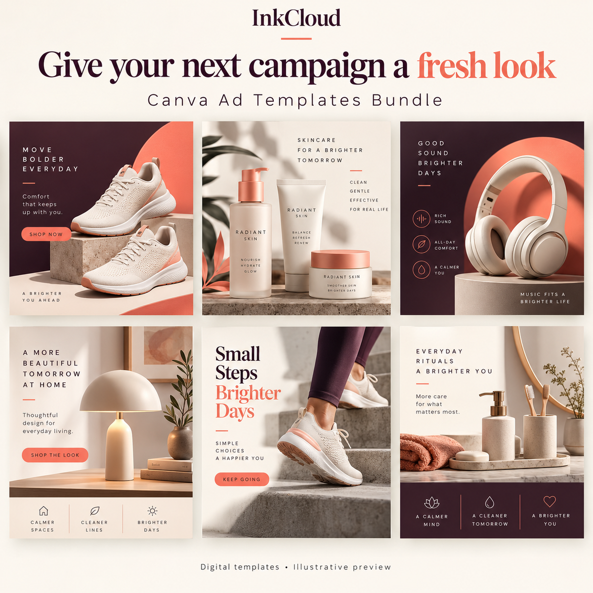 250+ Canva Ad Templates for Ecommerce & Social Media